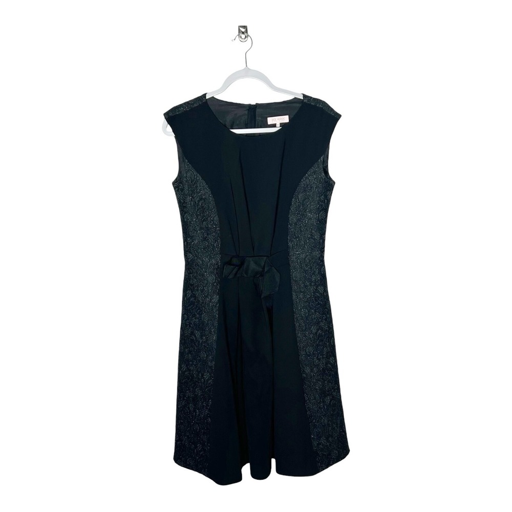 Dice‎ Kayek Pink Label Black Dress Sleeveless Cocktail Party Career